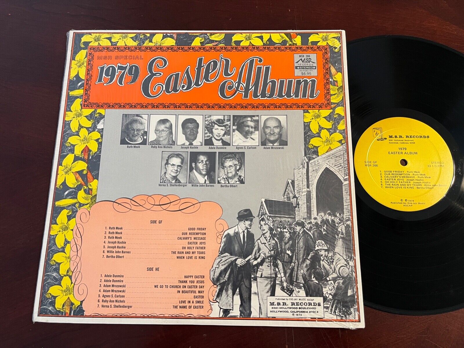 THE SISTERHOOD - MSR SPECIAL 1979 EASTER ALBUM VINTAGE MSR RECORDS POP ROCK LP
