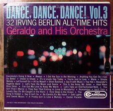 GERALDO AND HIS ORCHESTRA DANCE DANCE DANCE VOL 3 IRVING BERLIN VINYL LP 190-50 picture