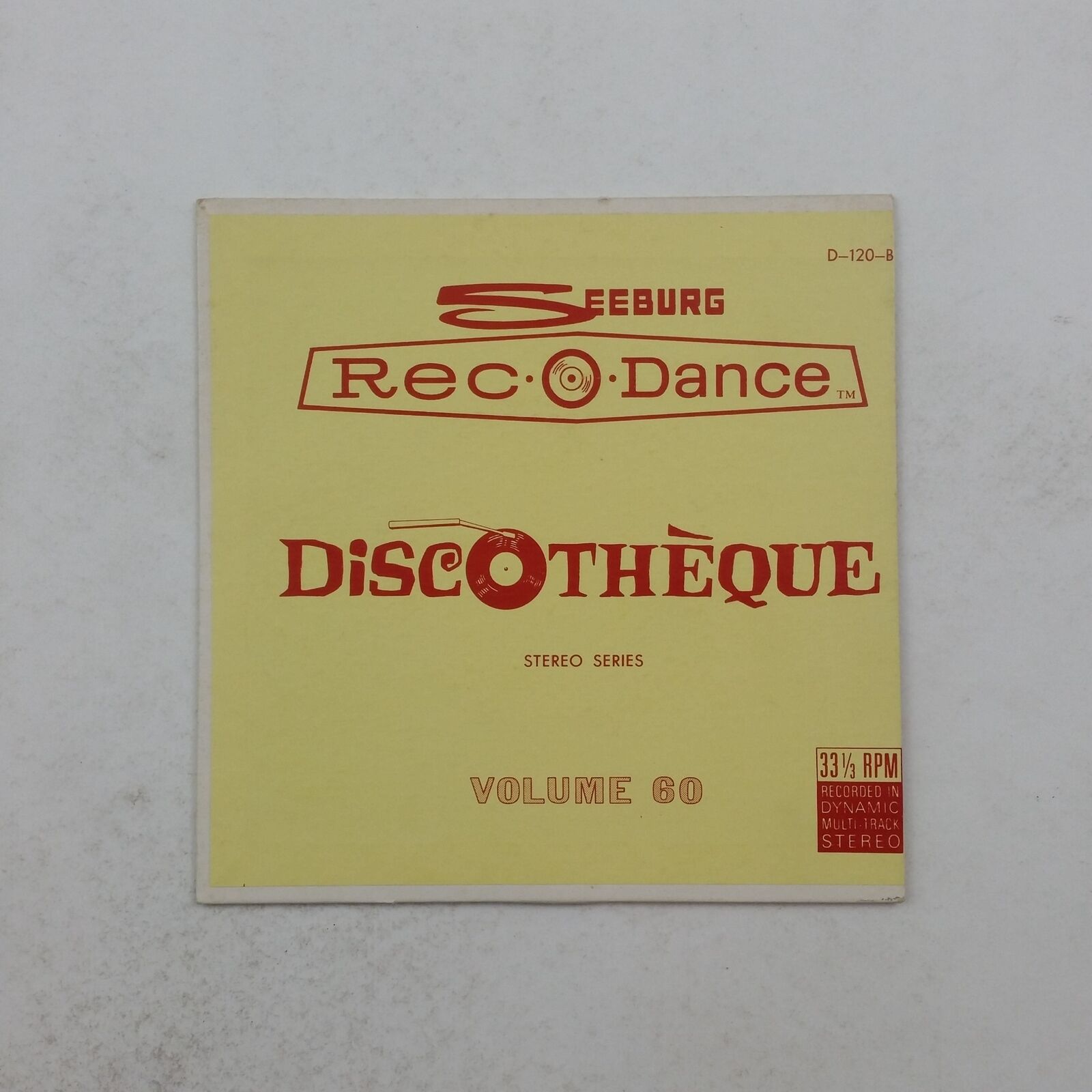 SEEBURG REC O DANCE Vol 60 D120 7\