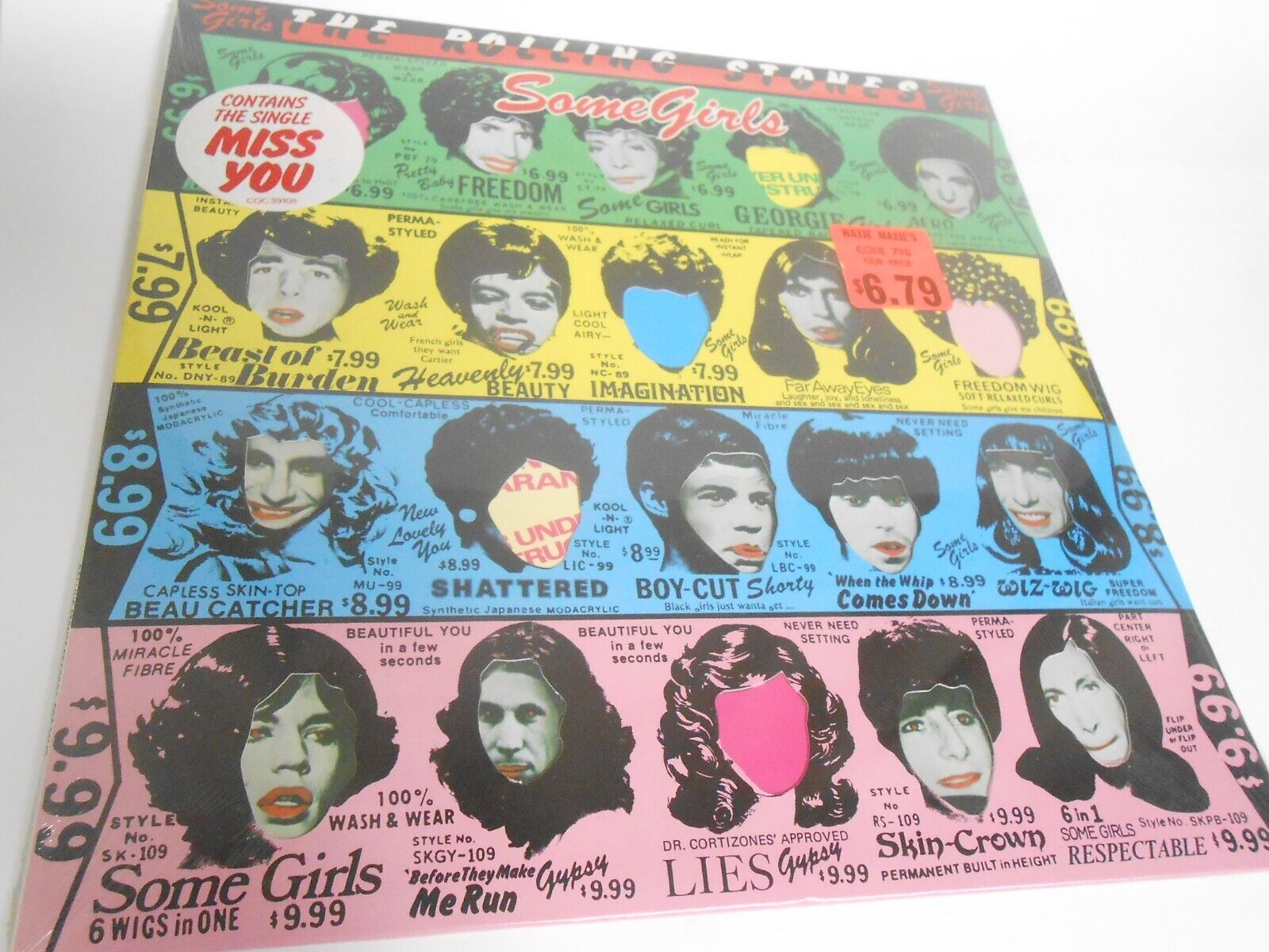 LP Vinyl Record Rolling Stones 1978 Some Girls COC 39108 Promotone 1978  Sealed