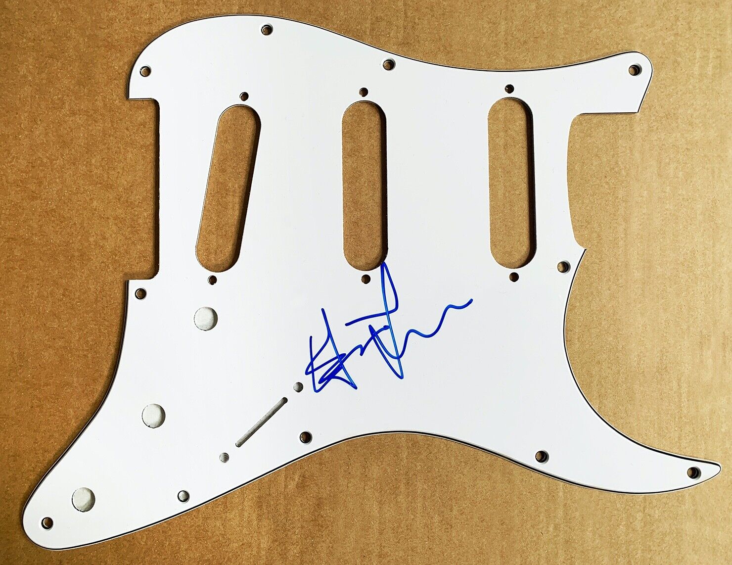ETHAN JOHNS HAND SIGNED Guitar Scratch Plate KINGS OF LEON Paul McCartney