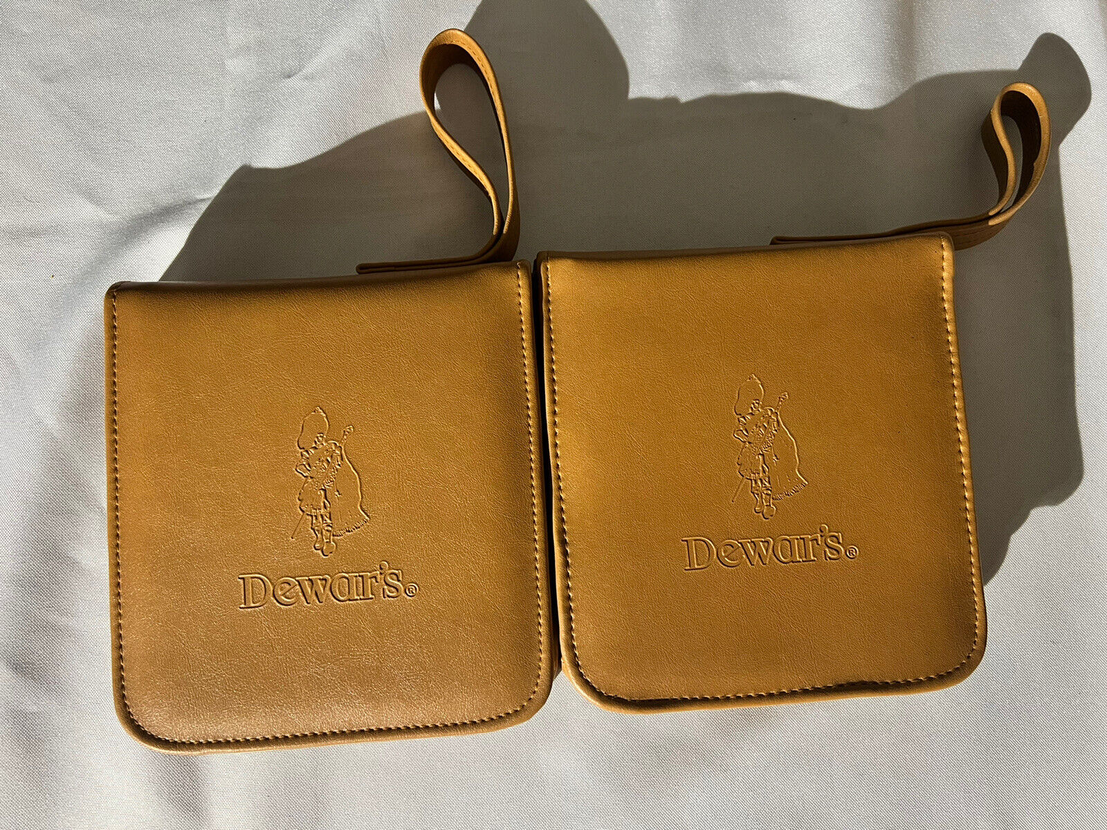 Vintage Dewars Collectible 10 CD Holder. From 1999 With Protective Sleeves X2.