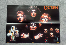 Queen / Freddie Mercury - Double-Sided Poster - Vintage/Rare picture