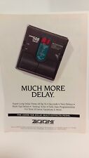 ZOOM GUITAR EFFECTS. ZOOM 508 DELAY   PRINT AD.  11X8   m1 picture