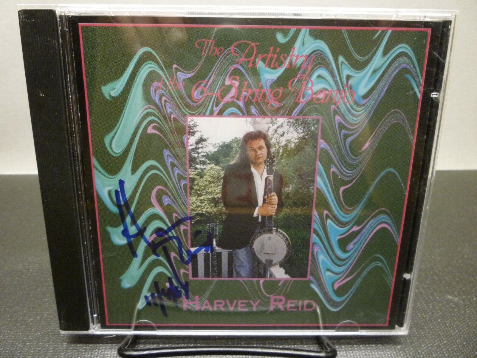 Harvey Reid The Artistry of the 6-String Banjo CD Signed on Cover(km)