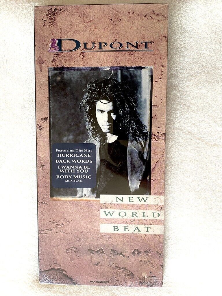 DUPONT SEALED LONGBOX CD 1ST EDITION PROMO HYPE STICKER LP HURRICAINE BACK WORDS