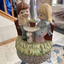 Vintage Boy And Girl Music Box picture
