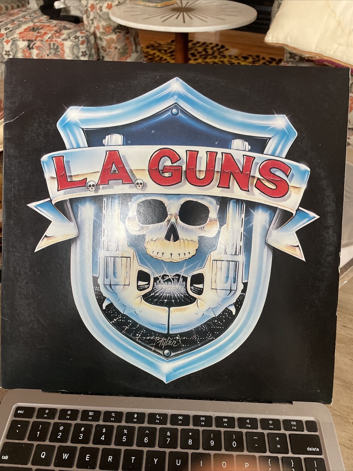 LA Guns S/T LP Rare Vertigo 1988 W/OIS Tracii Guns
