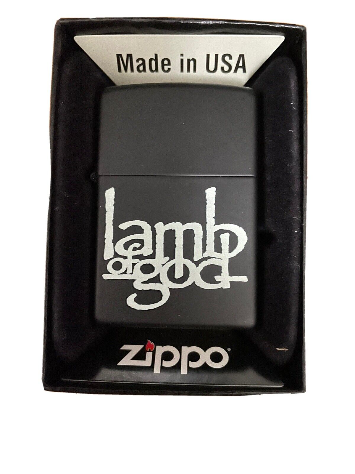 Rare Lamb Of God Limited Edition 2012 Zippo Lighter Brand New In Box. 100% 🔥