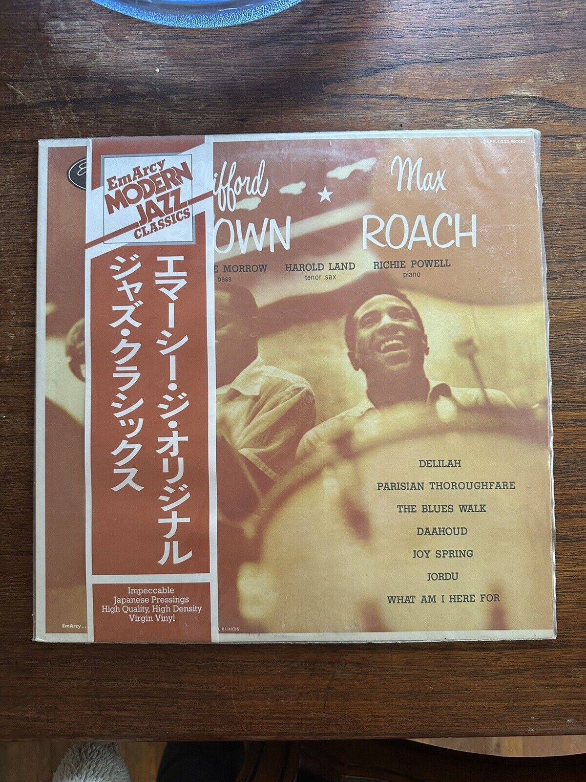 Max Roach - Clifford Brown & Max Roach MG26045 Vintage 1955 Em Arcy Japanese