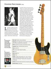 The Stranglers Jean-Jacques Burnel Fender Precision Bass guitar specs article picture
