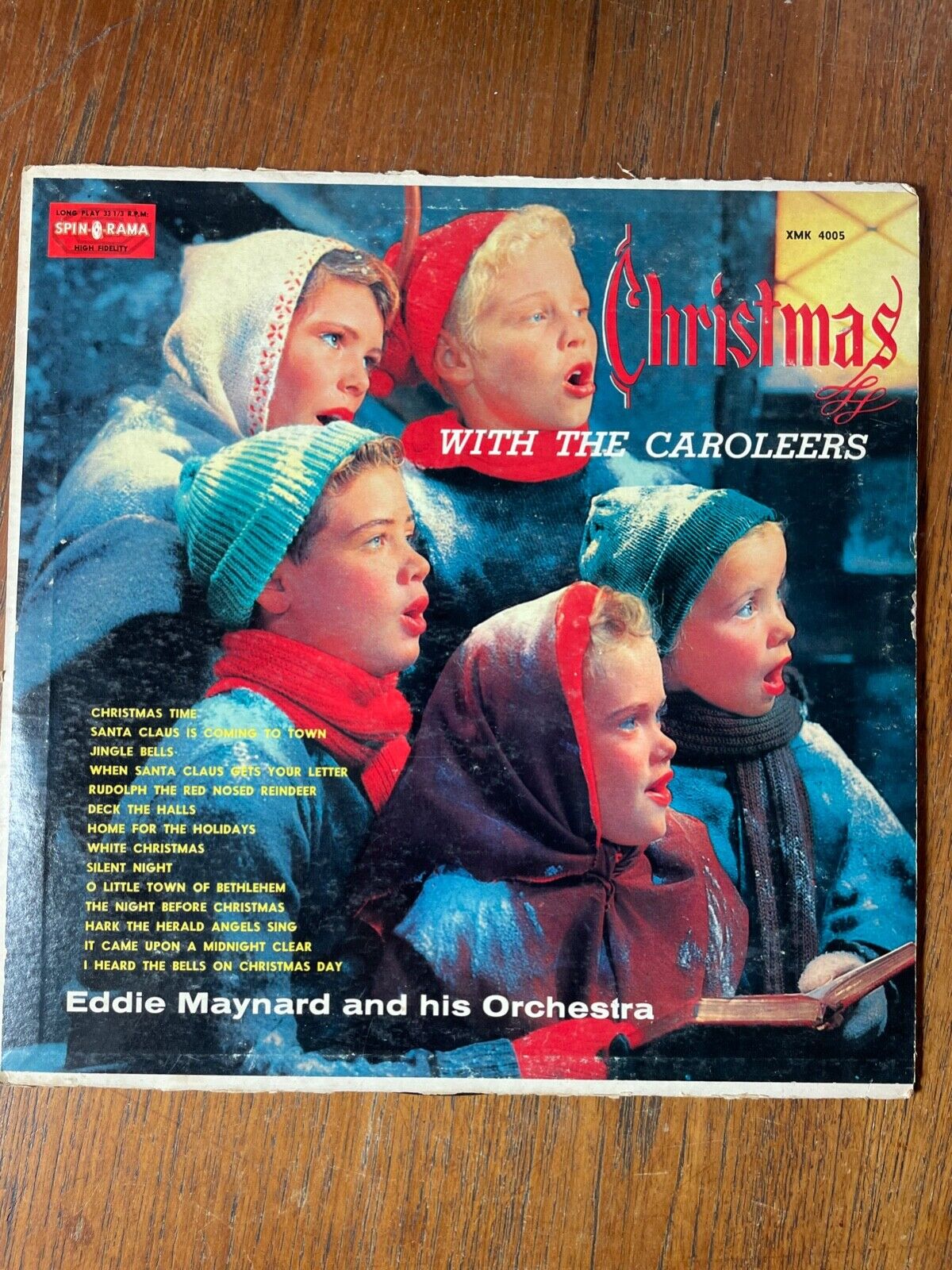 The Caroleers – Christmas With The Caroleers - Vinyl LP Record VINTAGE 1959