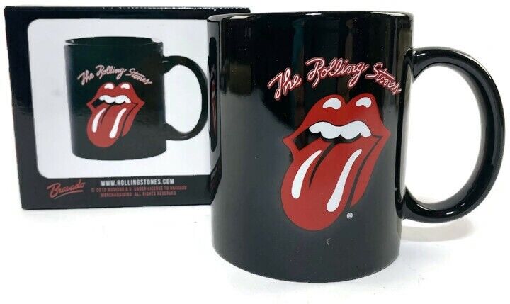 Rolling Stones Coffee Mug Black and Red By Bravado