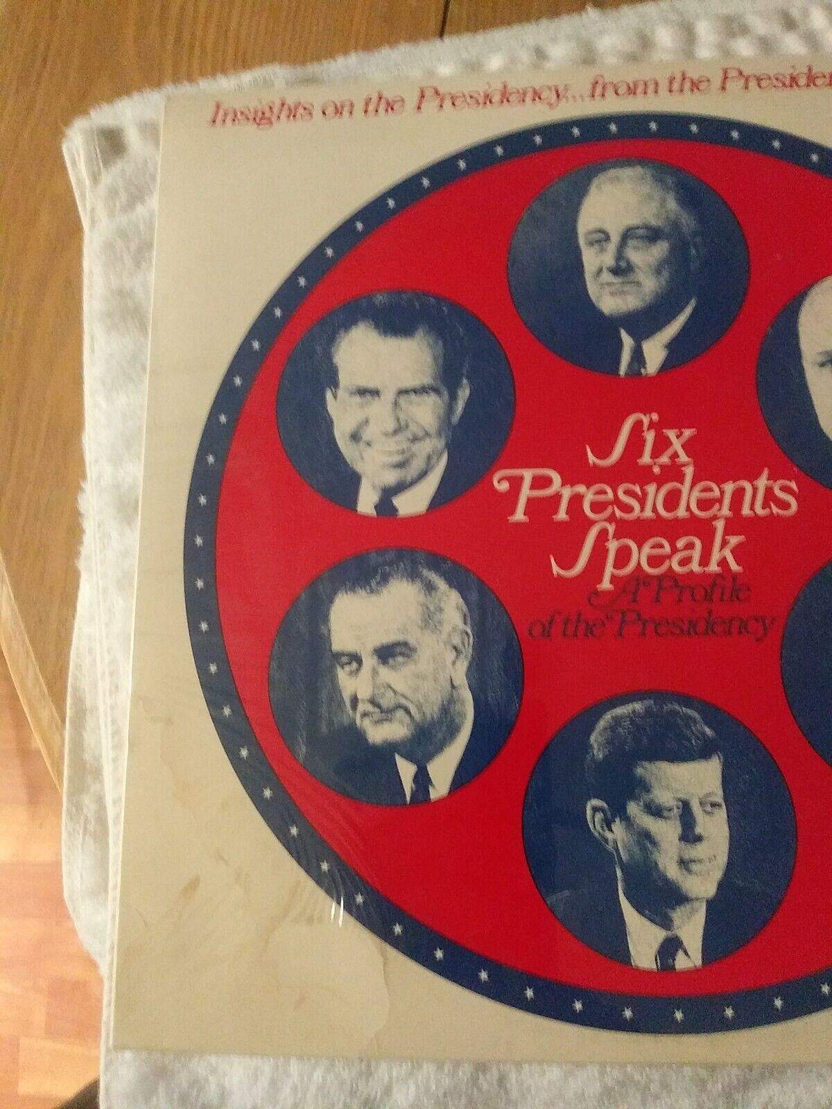Six Presidents Speak Ford Special Products 1972 MINT Politics SEALED Lp Record
