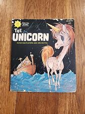 Vintage 70s Peter Pan Records The Unicorn & Dipsy Doodle Dragon 45rpm Record picture