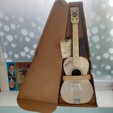 Vintage 1957 Elvis Presley Selco Auto Chord Toy Guitar In Cream w/ Accessories picture