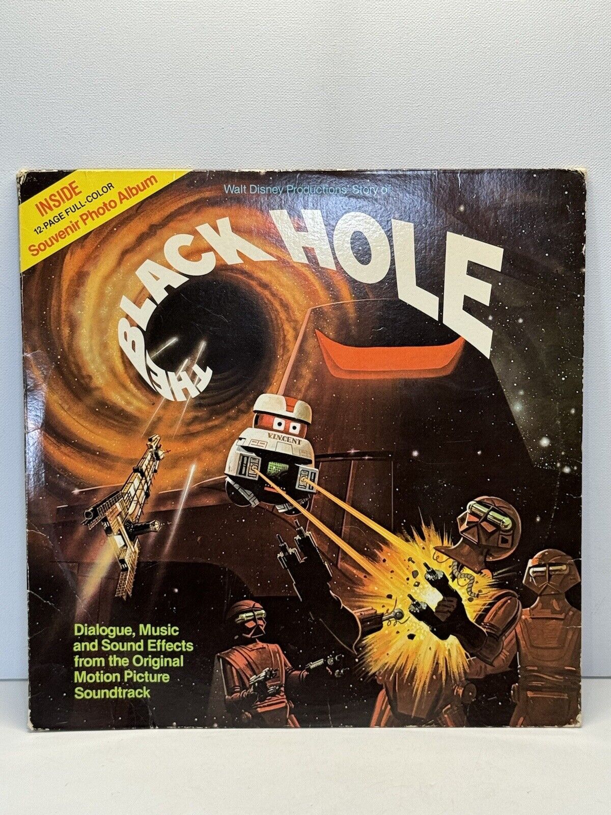 Disney The Black Hole 1979 Vinyl LP Record Soundtrack W/ Story Book