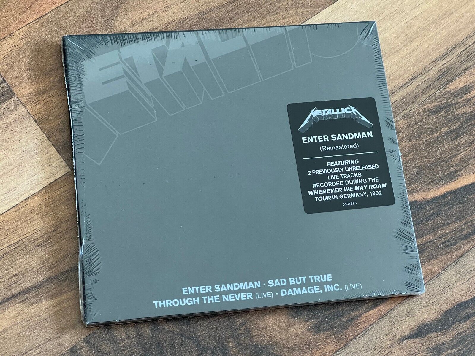 METALLICA Enter Sandman Remastered 2021 GERMANY digipack CD single SEALED live