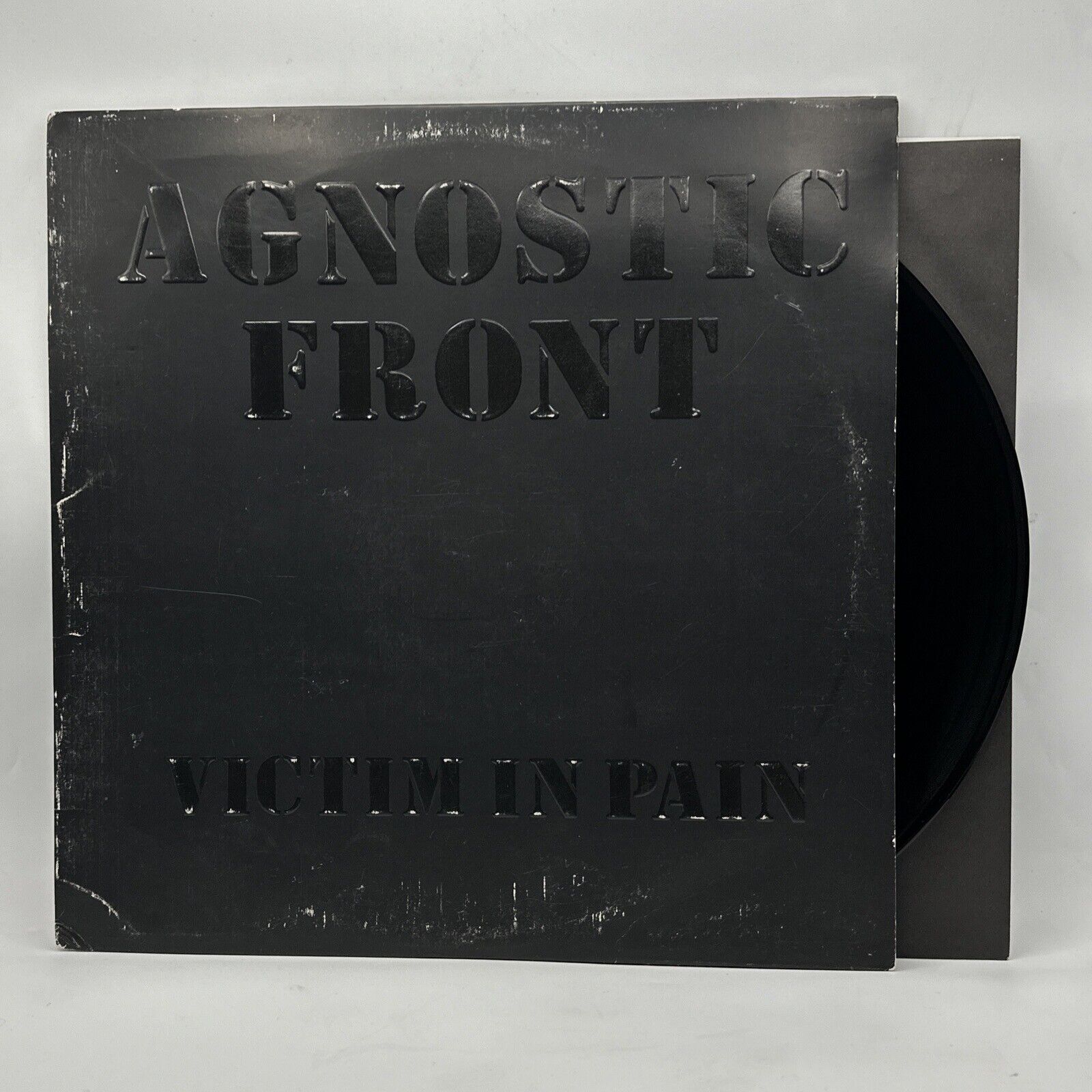 Agnostic Front - Victim In Pain - 1986 US Album VG++ Ultrasonic Clean