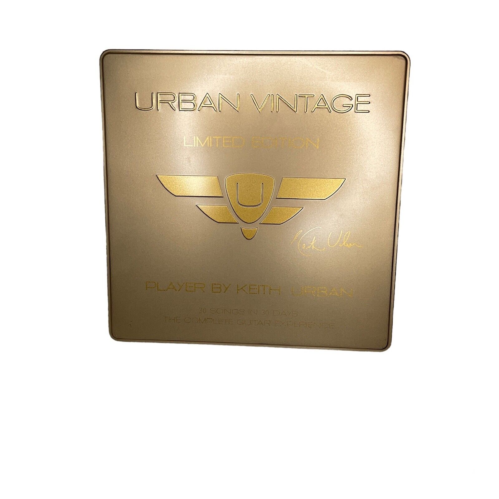 Keith Urban Urban Vintage Limited Edition 30 Songs in 30 Days CD in Gold Tin