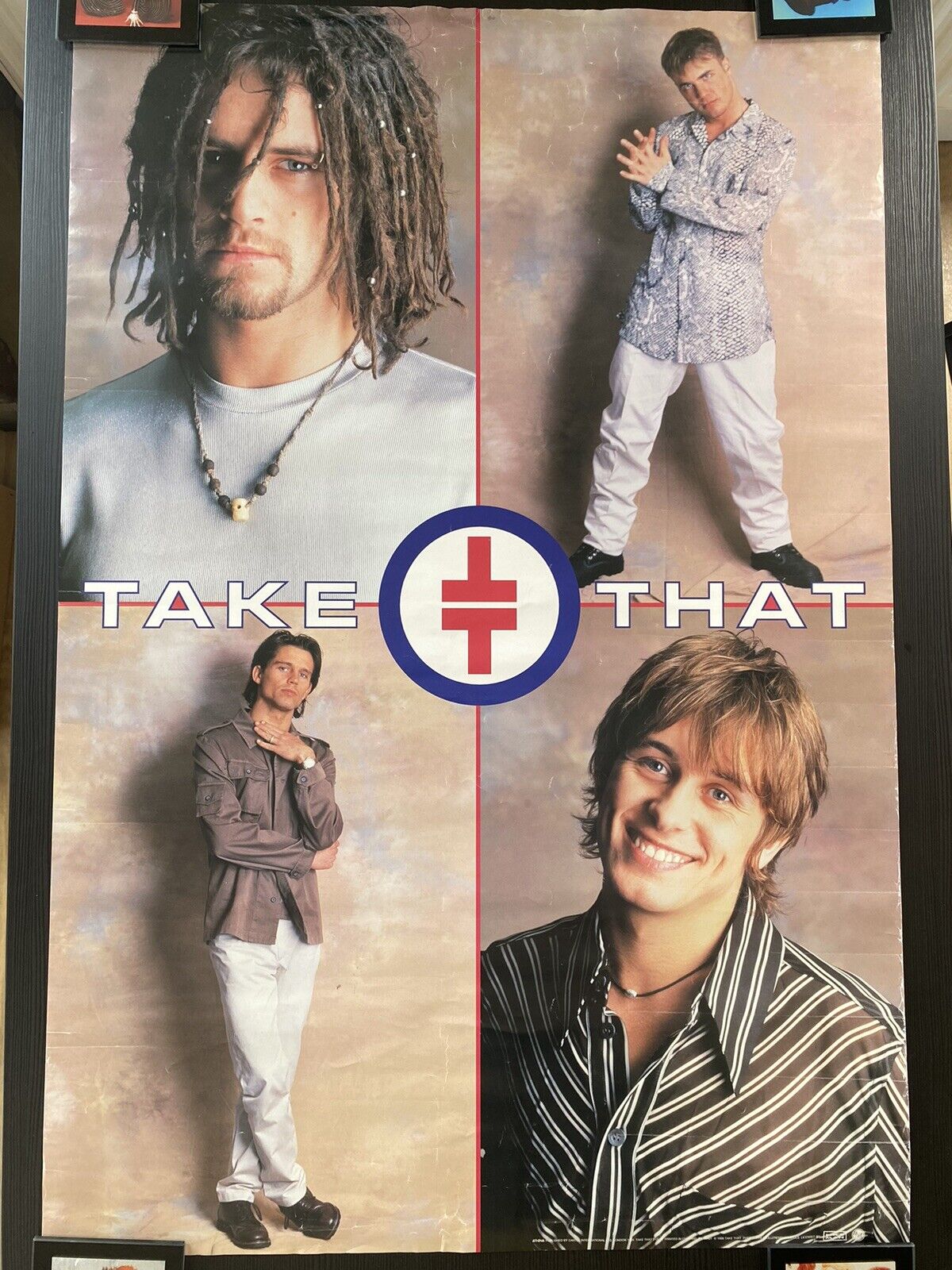 RARE Take That 1995 Large Poster. Approx 35\