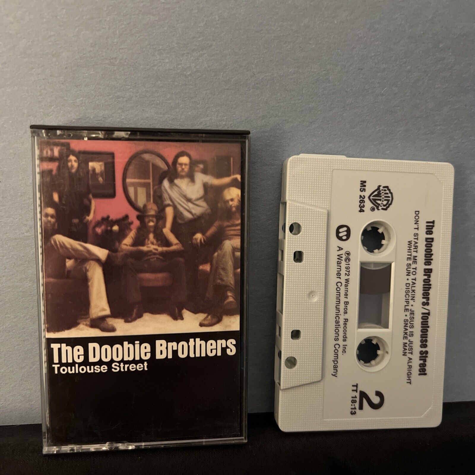 Vintage 70’s The Doobie Brothers Toulouse Street Cassette Tape 1972 Warner Bros