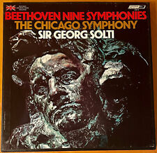 SOLTI / Beethoven Nine Symphonies UK London CSP 9 FFRR STEREO BOX SET  RARE NM picture