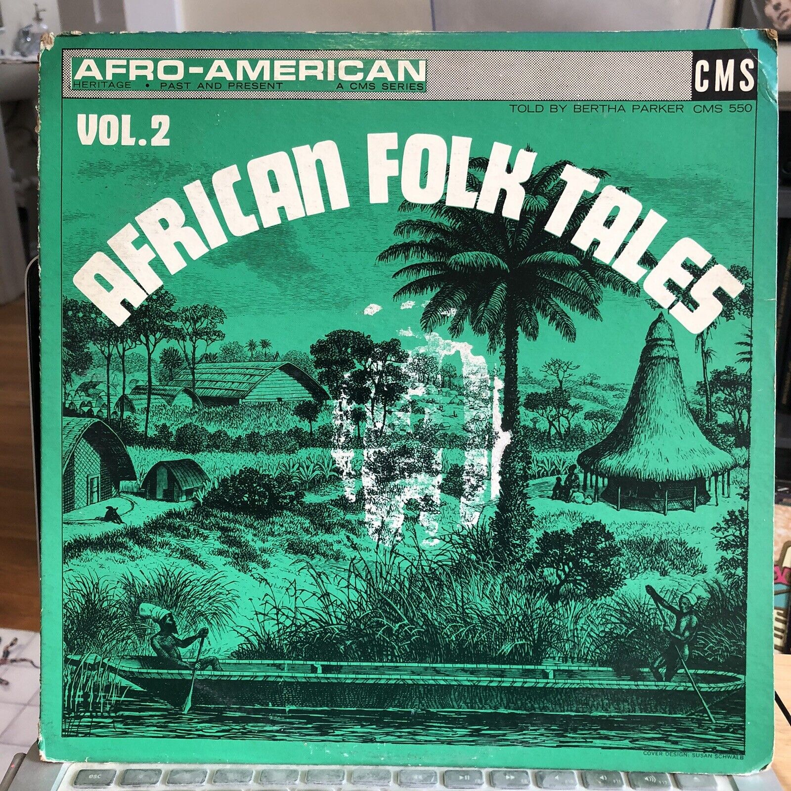 African Folk Tales ~ vol. 1 & 2  ~ Bertha Parker narration ~ nice condition 