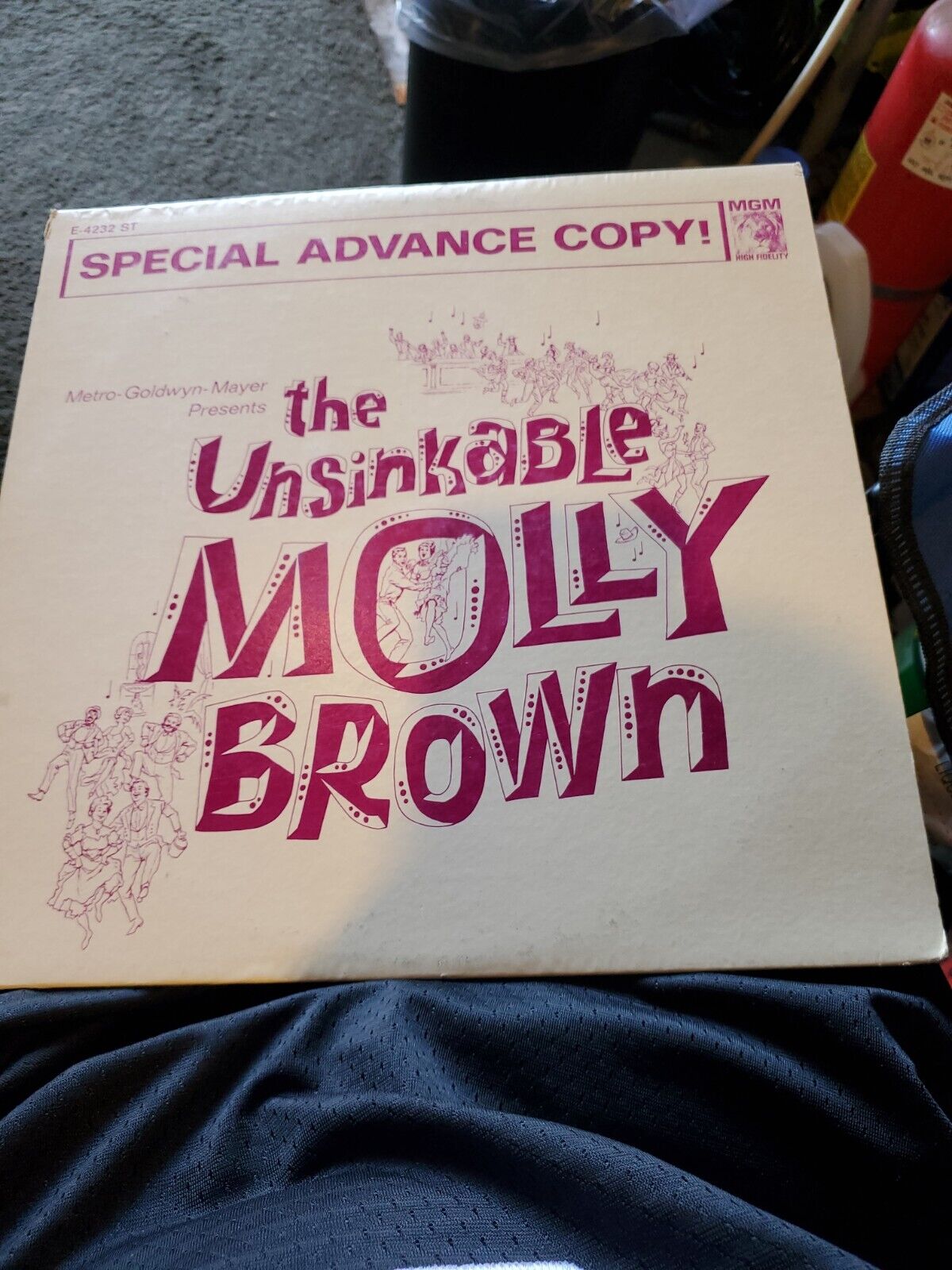 Unsinkable molly brown mgm advance copy Super rare vintage White Label Looks New