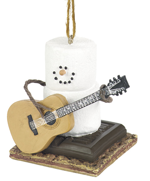 S'more with Guitar Ornament  USA