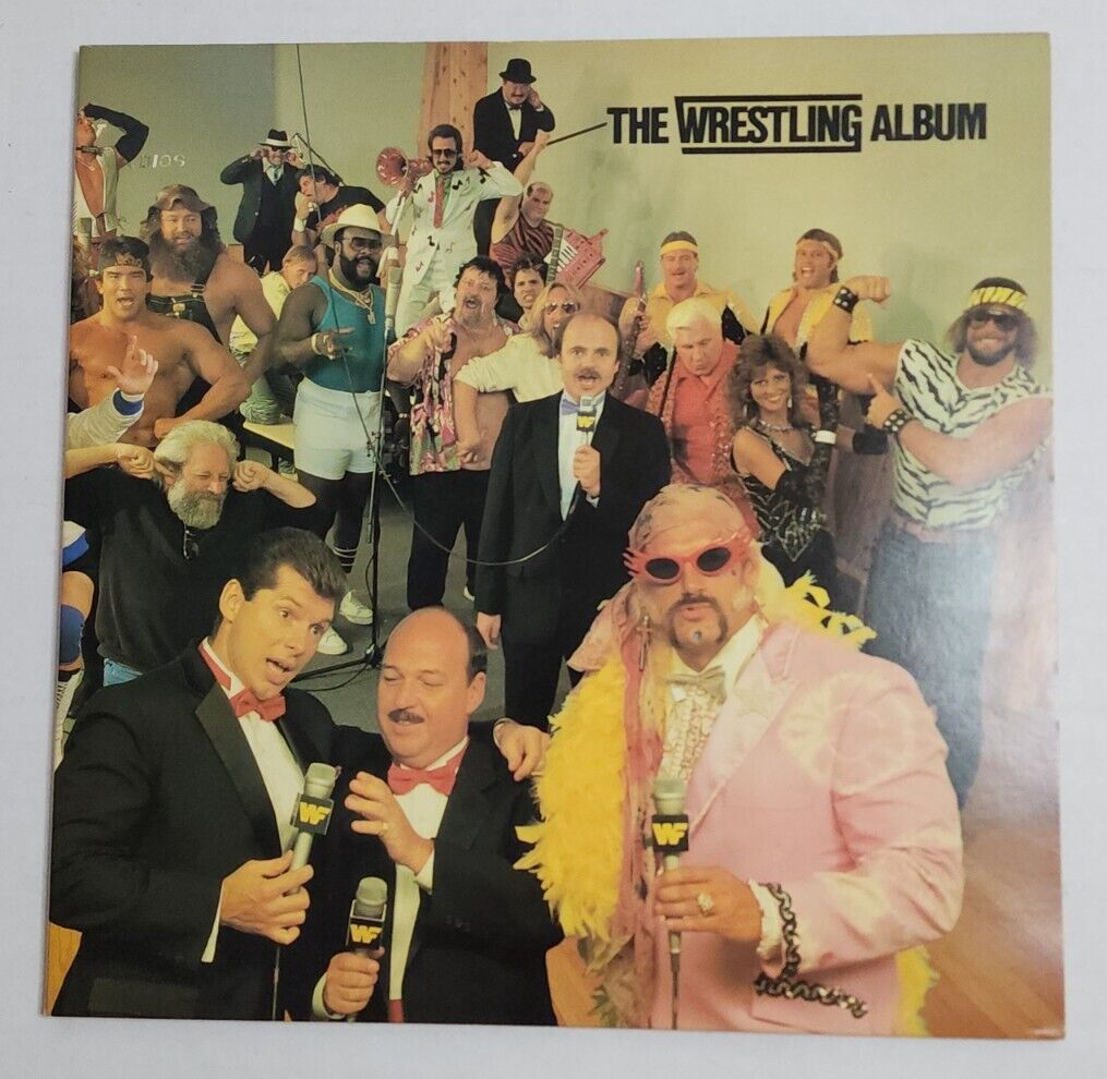 WWF The Wrestling Album Vinyl LP 1985 Promotional Copy Hulk Hogan Record WWE