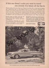 Chevrolet Bel Air Sport Coupe in Nature with Guitar Player 1960 Print Ad picture