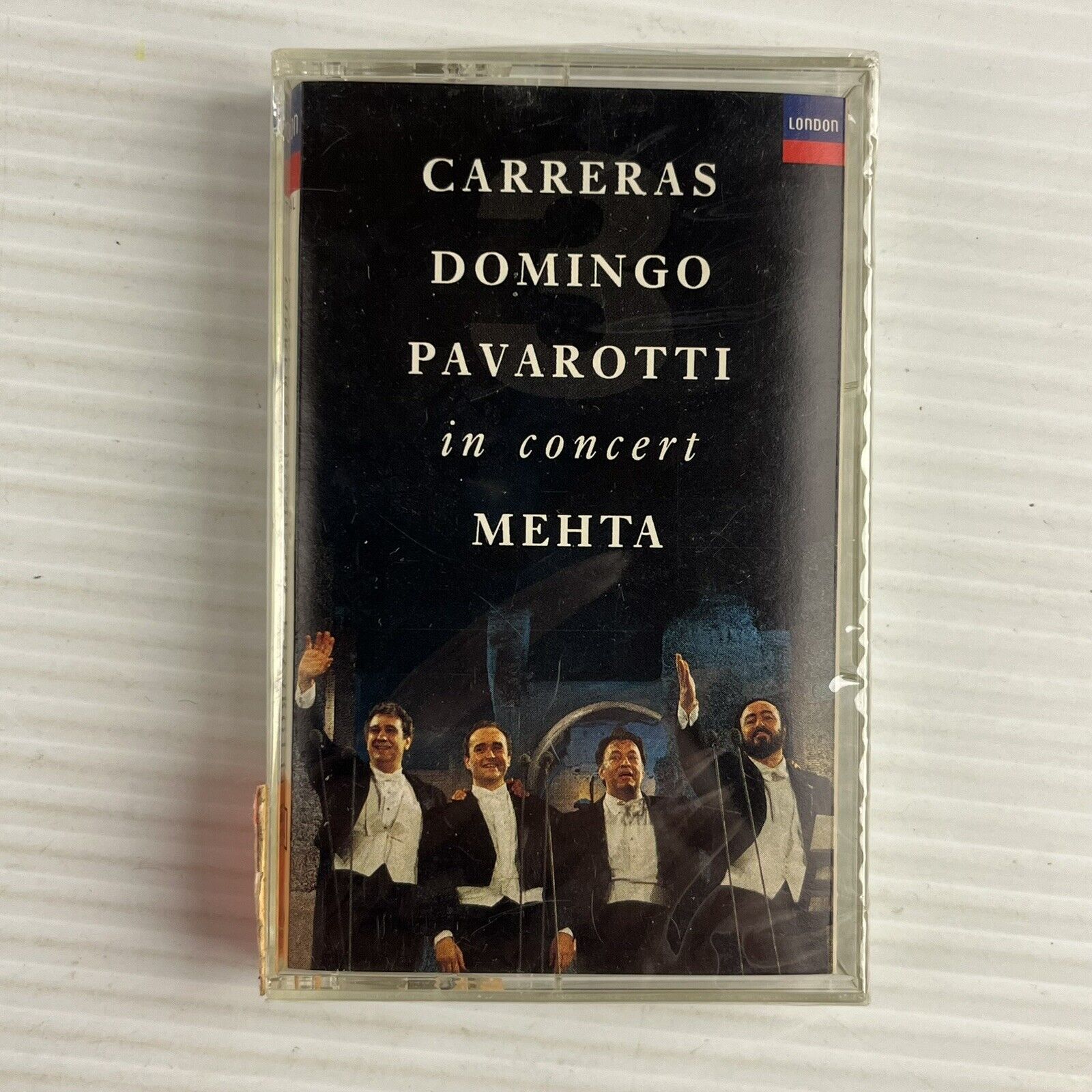 Carreras/Domingo/Pavarotti In Concert-Mehta Cassette 1990 Decca
