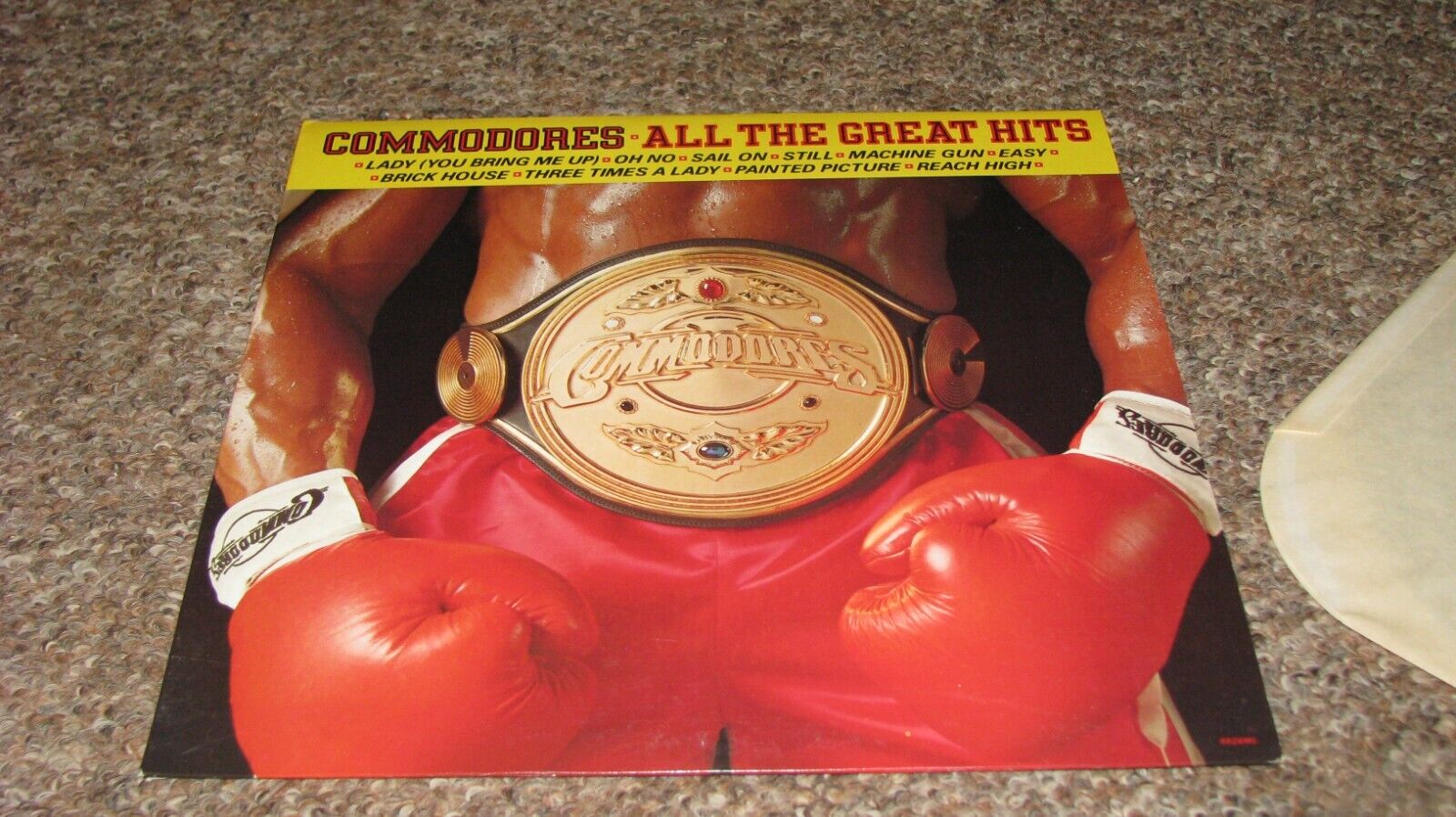 Commodores All The Great Hits Vinyl Record 1982 Club Edition Funk Soul R&B LP