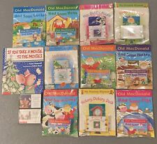 RARE Old MacDonald Had Some NURSERY RHYMES LOT OF 12 BRAND NEW SEALED VINTAGE picture