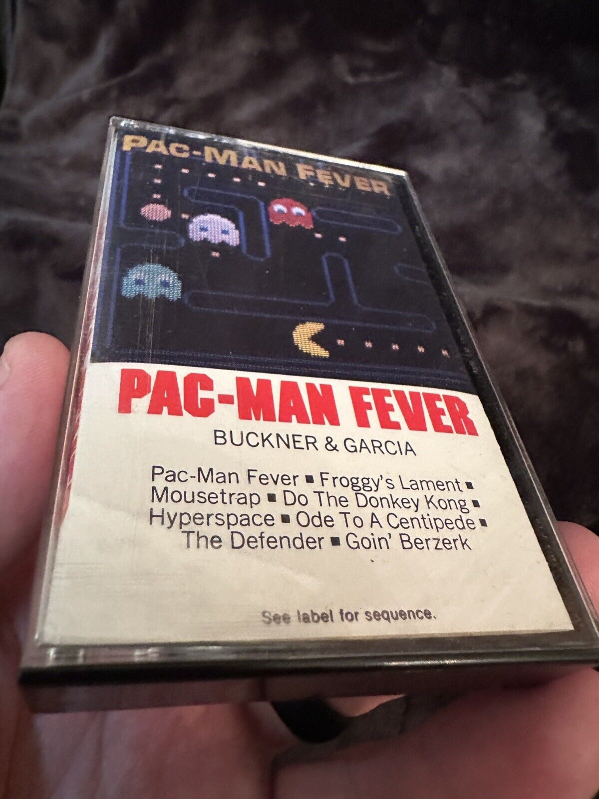 PAC-MAN FEVER - BUCKNER & GARCIA - Cassette Tape 1986 Electronic Synth-Pop RARE