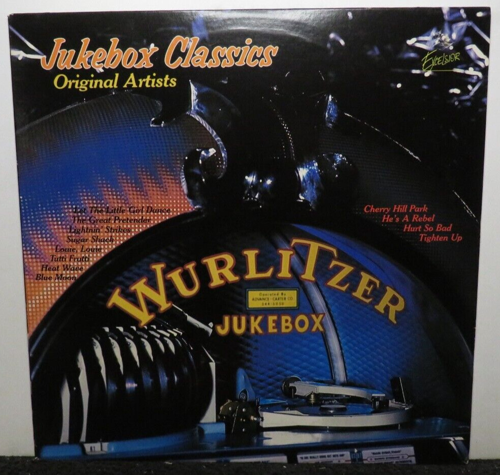 WURLITZER JUKEBOX CLASSICS MARCELS PLATTERS LITTLE RICHARD (VG+) LP VINYL RECORD