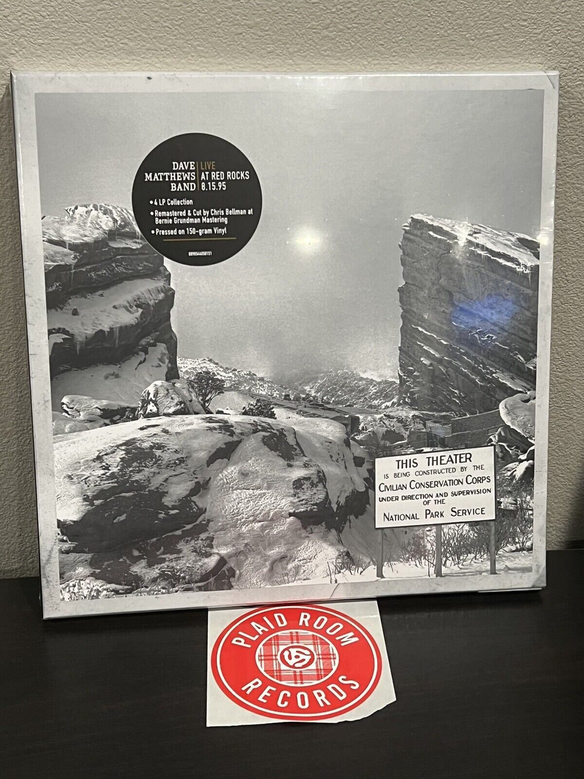 Dave Matthews Band Live at Red Rocks 8.15.95 Vinyl 4LP Box Set Sealed 