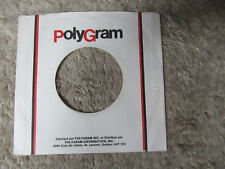 sleeve only POLYGRAM WHITE RED BLACK LETTERS  45 record company sleeve only 45 picture