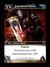 Swordsmith Hanso Drums 142/268 Common World Of Warcraft WOW TCG Card picture