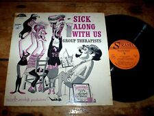 THE GROUP THERAPISTS sick along with us ORIG Strand Records LP # SLP 1009 VG+ picture