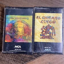 Vtg Lot of 2 EL CHICANO Cassette Tapes - Self Titled (1973) & Cinco (1974) picture