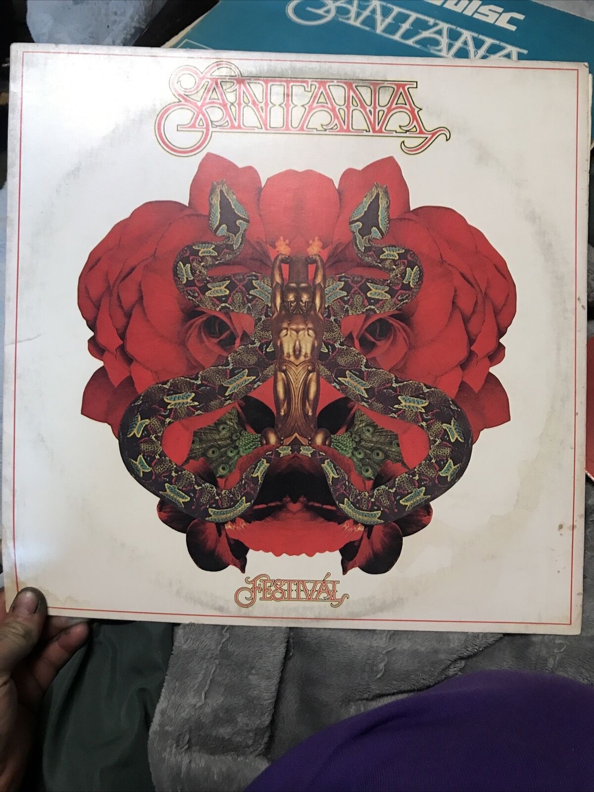 SANTANA Festival LP COLUMBIA PC 34423 STEREO PROMO 1976 Rock