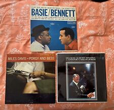 Vintage Vinyl Lot of 3-/Basie/Bennett/F Sinatra/Jobim and Miles Davis picture