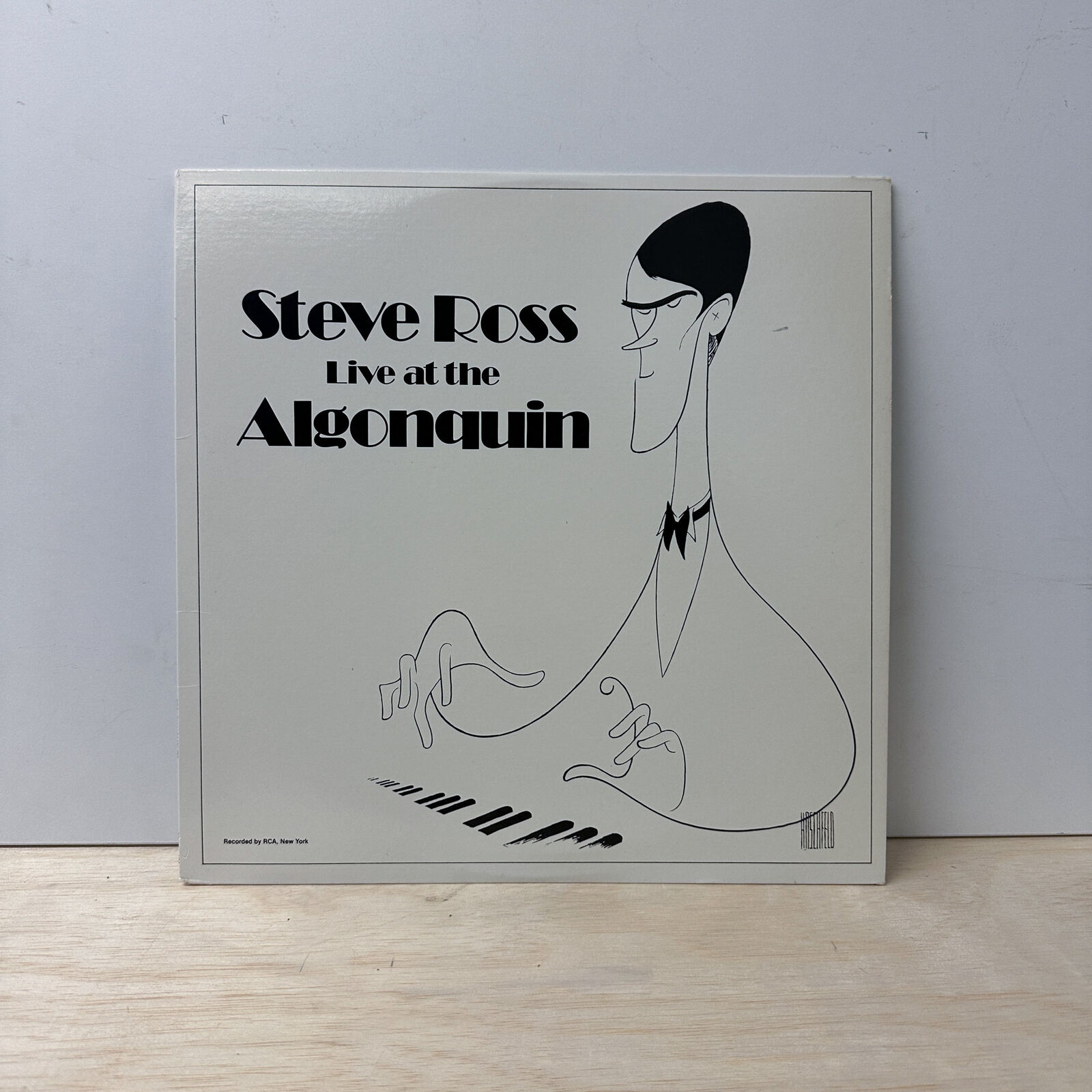 Steve Ross - Live At The Algonquin - Vinyl LP Record - 1982
