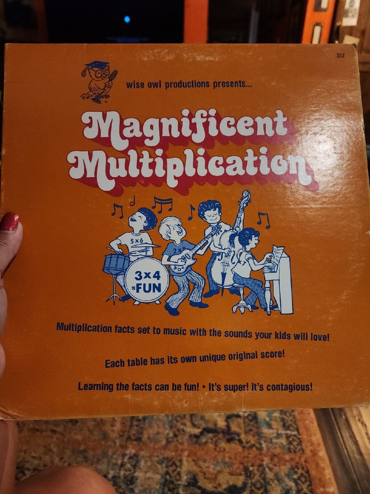 Wise Owl MAGNIFICENT MULTIPLICATION LP RARE VINYL  1977 Vintage