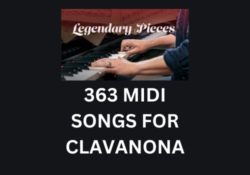 Piano Favorites 363 Classical Songs on USB Drive: Yamaha Disklavier Clavinova
