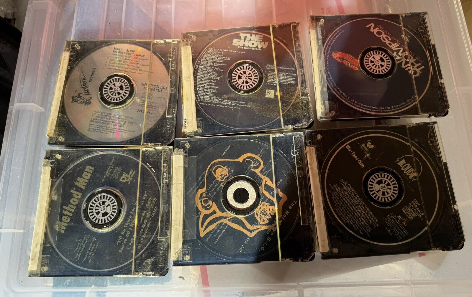34 Vintage CD Carts From Hot97 FM NYC