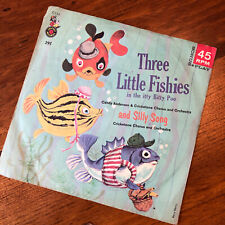 Vtg Three Little Fishes Cricket Records C-152 Children’s Songs Anthropomorphic  picture