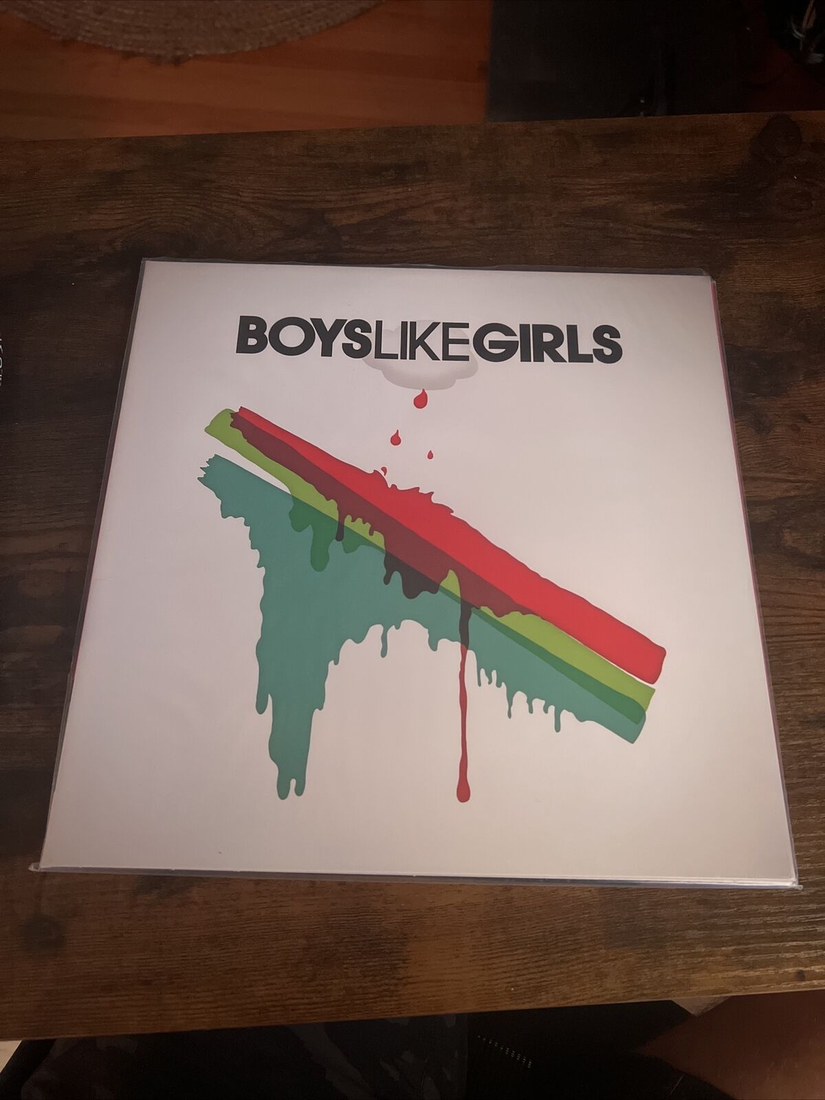 Boys Like Girls Black 180 Gram S/T RARE EXCLUSIVE Vinyl /300 - Ships Now